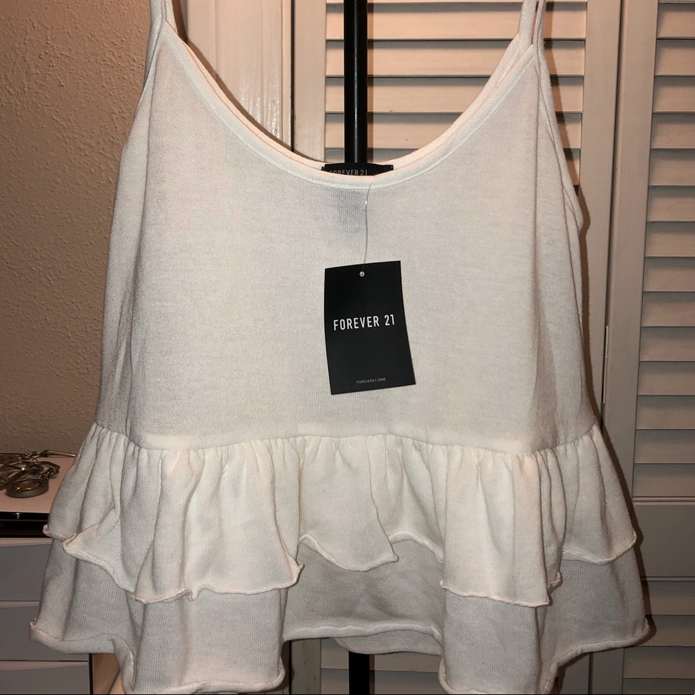 NWT Forever 21 Crop Tank Top - Size S